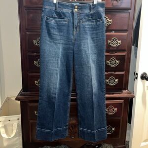 Draper James Dark Blue Straight Leg Jeans